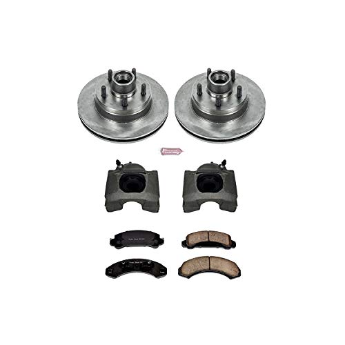 Power Stop KCOE4791 1-Click Front Auto specialty OE Replacement Brake Kit with Caliper, 1 Pack For Ford Explorer 1991-1994, Mazda Navajo 1993-1994 [Model Specific]