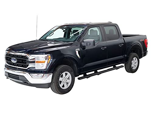 Epic Black Horse Running Boards Compatible with 19-24 Silverado 1500|Sierra 1500|22 Silverado 1500 LTD|20-24 Silverado 2500HD|3500 HD|22 Sierra 1500 Limited|Sierra 2500 HD|3500 HD-E0485