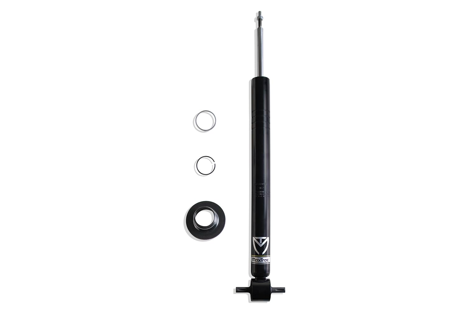 Part# 631971 MAX TRAC SUSPENSION'S is A Front Adjustable Lifted STRUT (Individual; FITS 7"-10" KIT) Black W/Coil SEAT, Retainer Clip & Retainer Collar