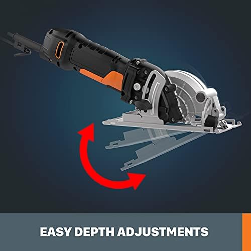 WORXSAW 4.5 Amp Worx WX439L 4.5" Electric Compact Circular Saw