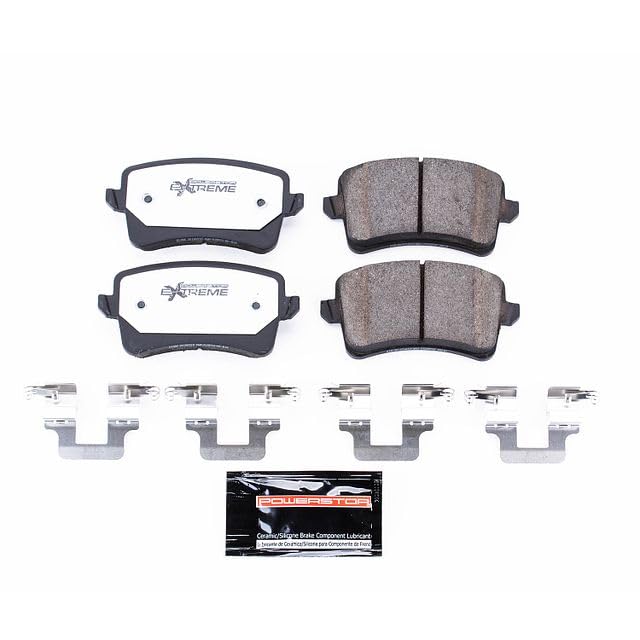 Power Stop Z26 Rear Brake Pads Z26 Carbon-Fiber Ceramic For Audi A4, Audi A4 Quattro, Audi A4 allroad, Audi A5, Audi A5 Quattro, Audi Q5, Audi allroad [Model Specific]