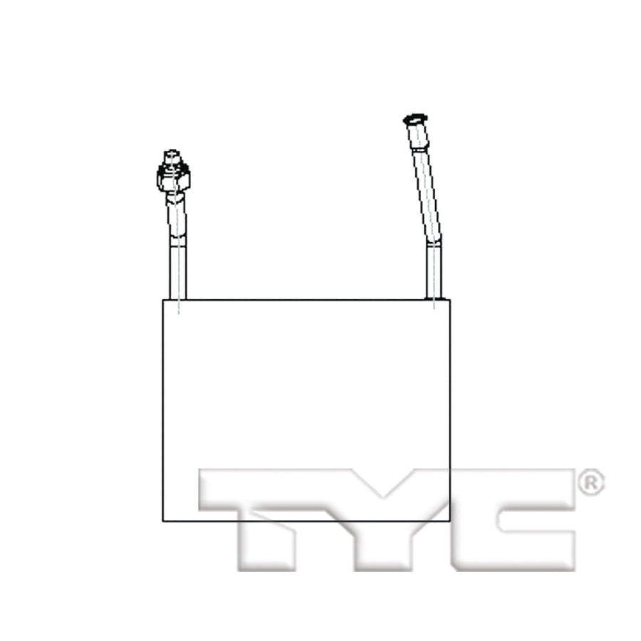 Replacement TYC 97184 Evaporator for Hyundai Genesis Coupe, 1 Pack