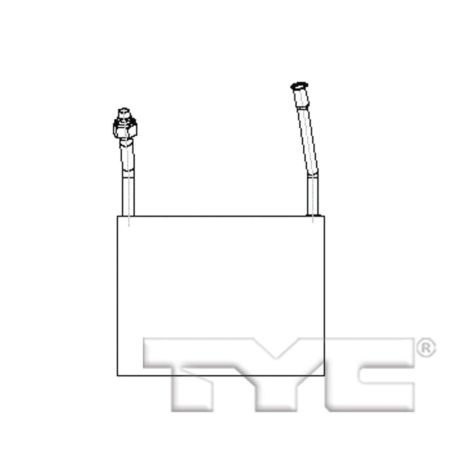 Replacement TYC 97184 Evaporator for Hyundai Genesis Coupe, 1 Pack