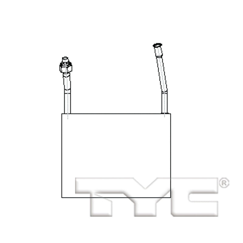 Replacement TYC 97184 Evaporator for Hyundai Genesis Coupe, 1 Pack