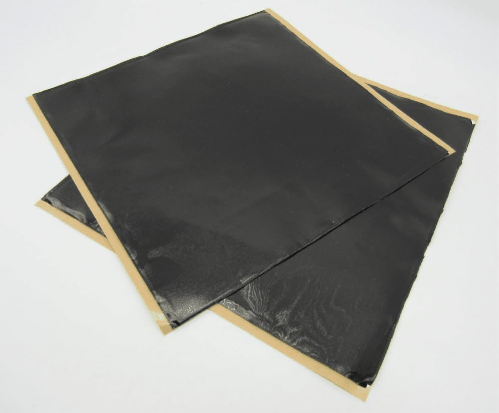HushMat Speaker Kit 10110 - 2 Sheets of 10" x 10" Black Ultra Sound Deadening - 1.4 Square Feet