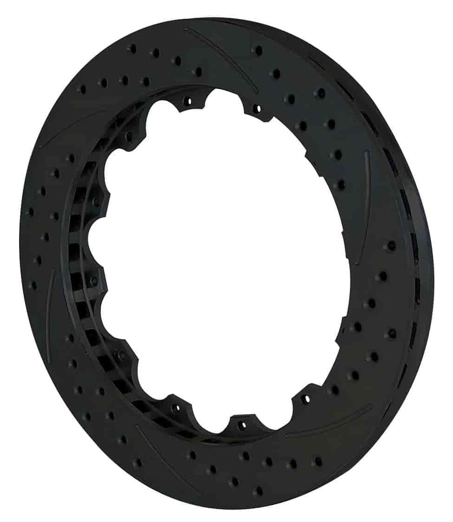 Wilwood 160-7173-BK Rotor-SRP48 Wilwood - SPC-37-LH-BLK-Drill, 12.88 x 1.25 - 12 on 8.75"