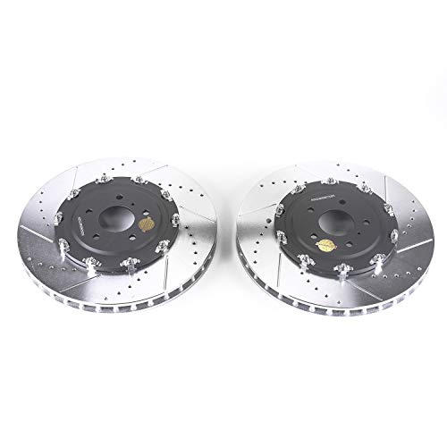 Power Stop JBR1581XPR Evolution Front Drilled & Slotted Rotor Pair For Nissan GT-R 2009-2011 [Model Specific]