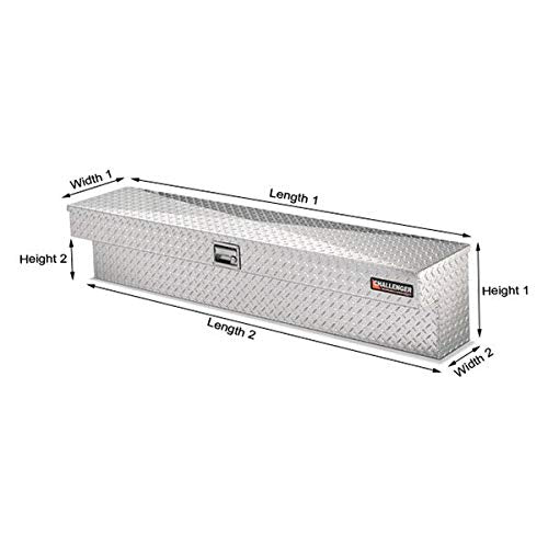 Lund Challenger Series 5772 Brite Single-Lid Side-Mount Specialty Storage Box