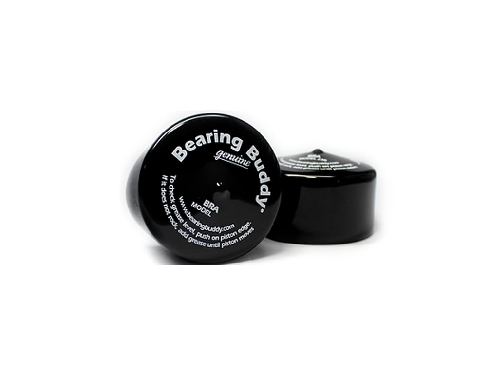 Bearing Buddy 17B Bra - 1 Pair USA-Made, Black Vinyl Covers - Protects and Keeps Grease Off The Trailer Wheels - Fits Models: 1781, 1810