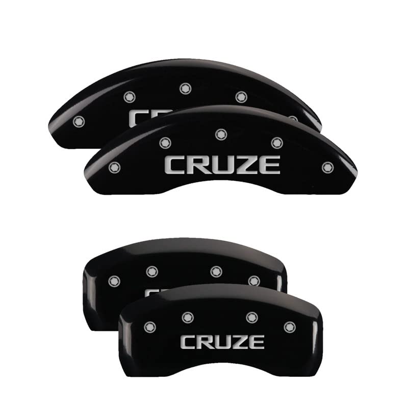Caliper Covers MGP 14246SBOWBK Black Cover, Set of 4