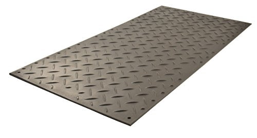 Checkers Industrial Safety Products Alturna Mat AM48 1 ea., High Density Polyethylene, 4' x 8' x 1/2", Black