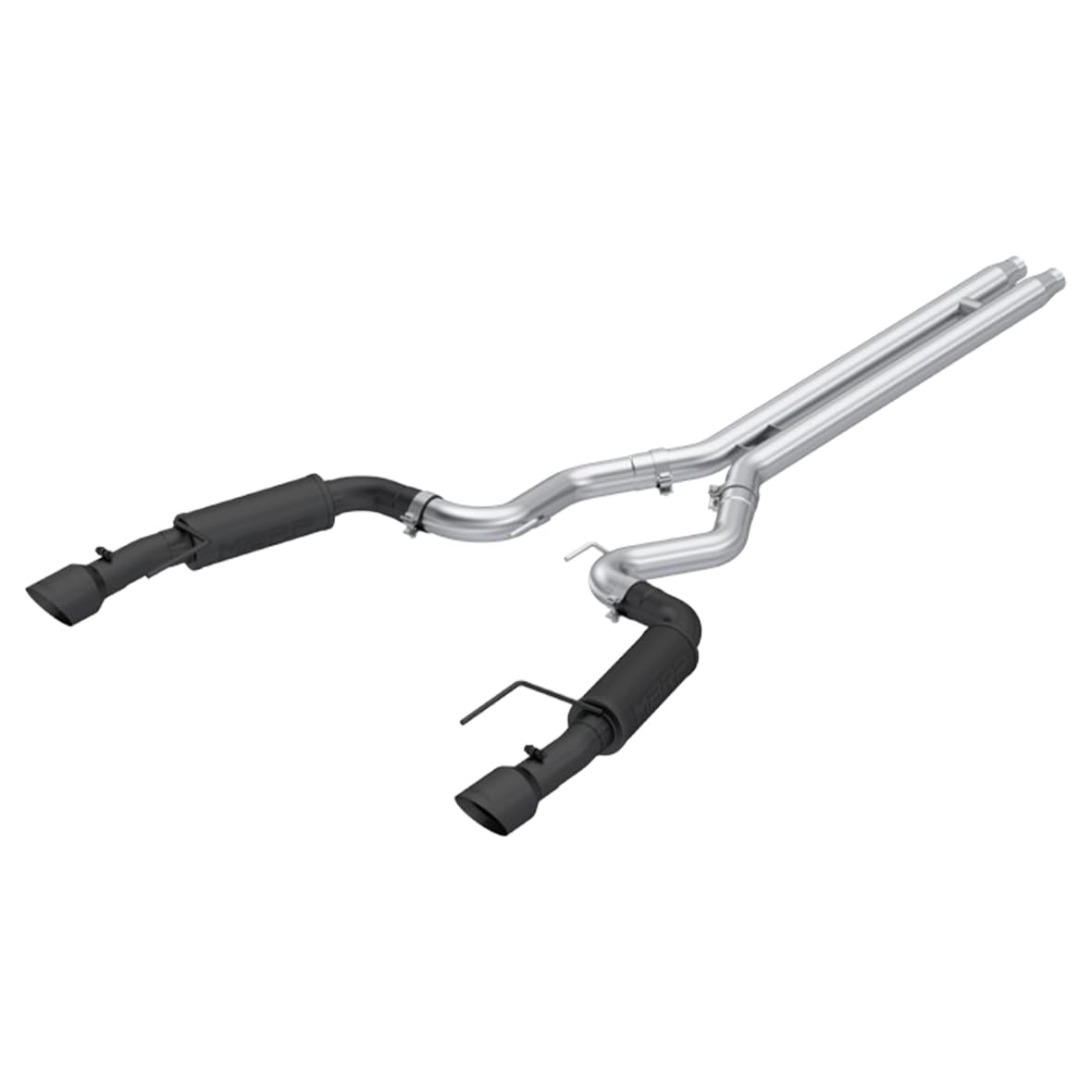 2024Ford MBRP Mustang GT S650, 5.0 3in Cat-Back Dual Split Black-Coated Aluminized Steel