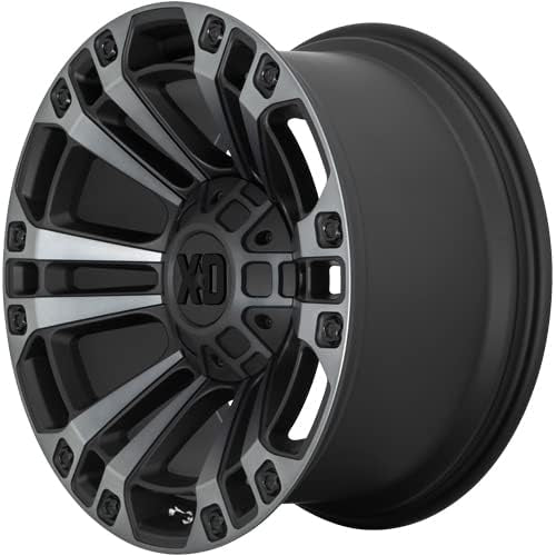 XD851 WHEELS BY KMC XD SERIES 20x9 5x127.00/5x139.70 SATIN BLACK W/GRAY TINT (18 mm) Wheel Rim