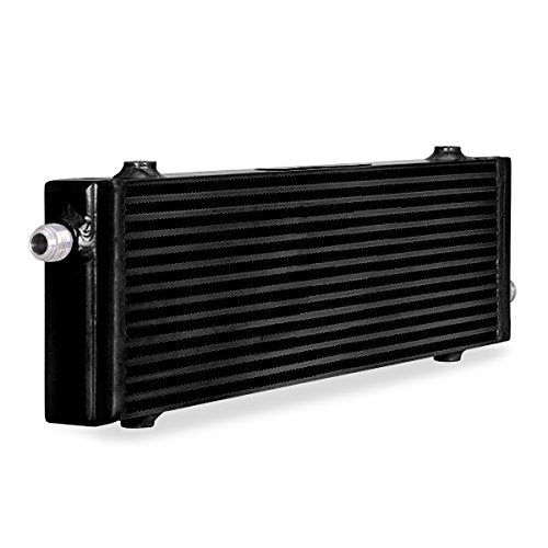 Mishimoto Large Cross Flow Bar & Plate Oil Cooler, Black, Universal