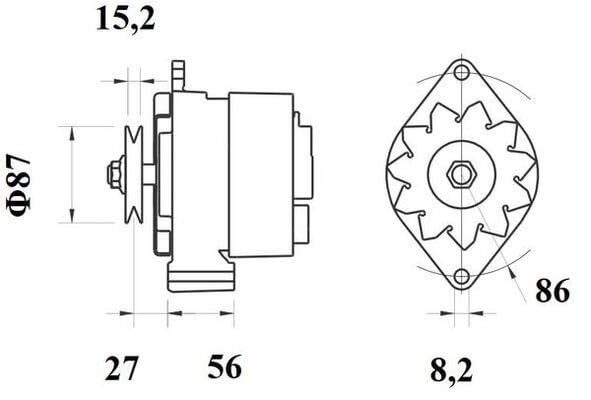 Alternator Mahle - MG215