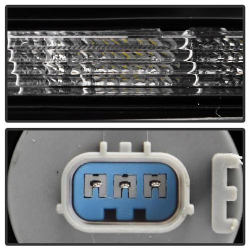 Honda Accord Spyder (xTune) 13-15 Sedan Halogen w/LED DRL (Don‘t Fit Xenon HID) Projector Headlights - OE Left