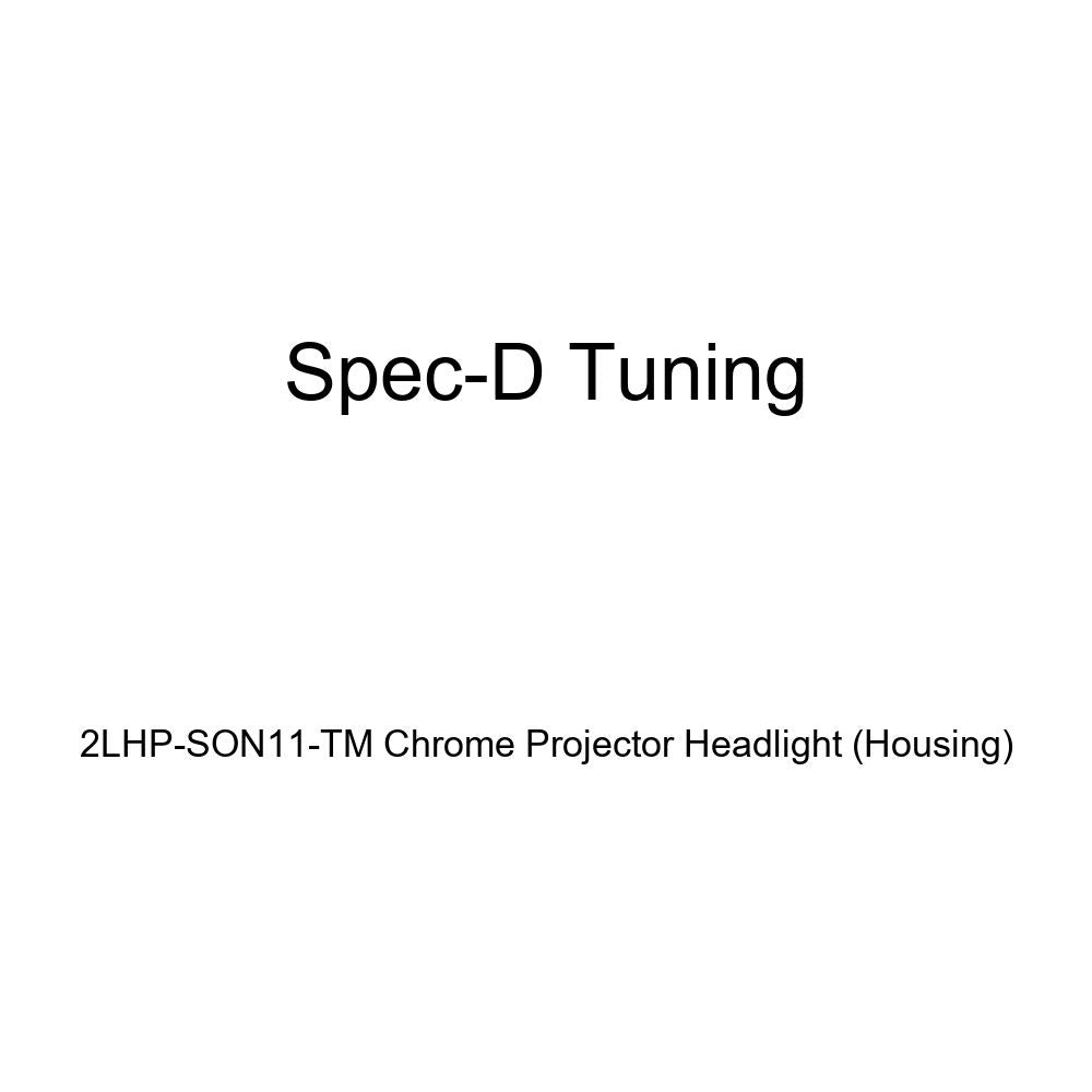 2LHP-SON11-TM Spec-D Tuning Chrome Projector Headlight (Housing)