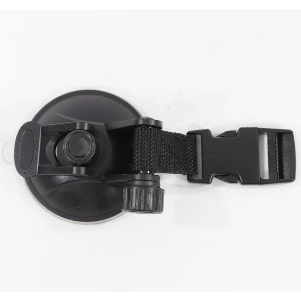 T-H Marine Tie Downs Suction Cup | Locking Lever Provides Secure Hold for Boats, Paddle Boards, Cars, RVs | Quick Release 1" Web Strap Clips - 4 Pack