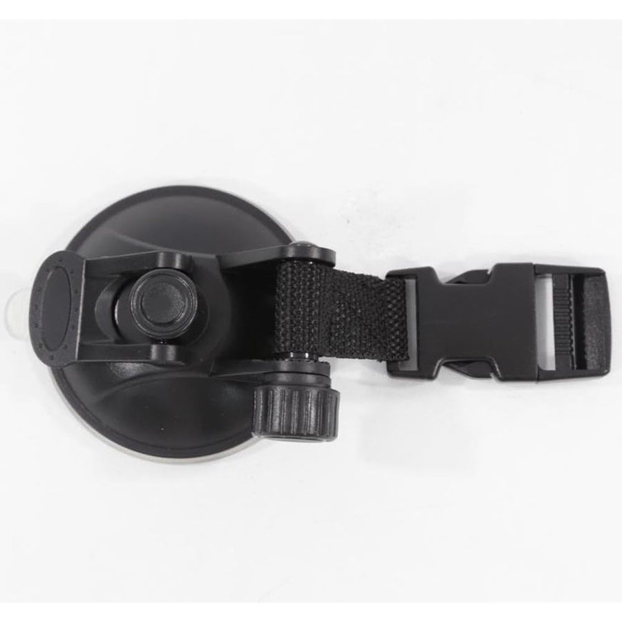 T-H Marine Tie Downs Suction Cup | Locking Lever Provides Secure Hold for Boats, Paddle Boards, Cars, RVs | Quick Release 1" Web Strap Clips - 4 Pack