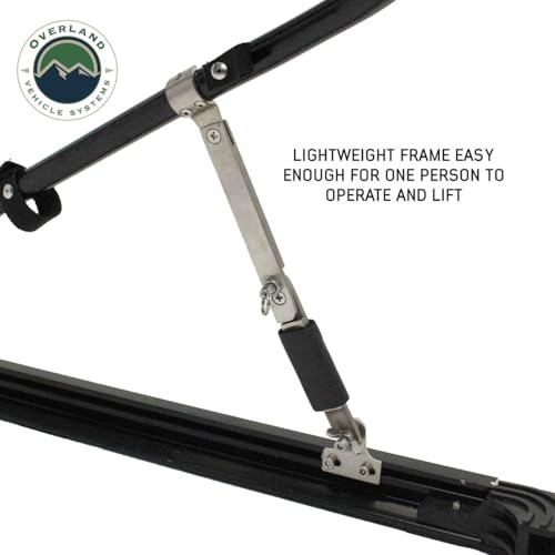 Explorer Soft Shell - Overland Vehicle Systems - Black Diamond Canvas and Aluminum Frame 2009-2026 RAM 2500/3500