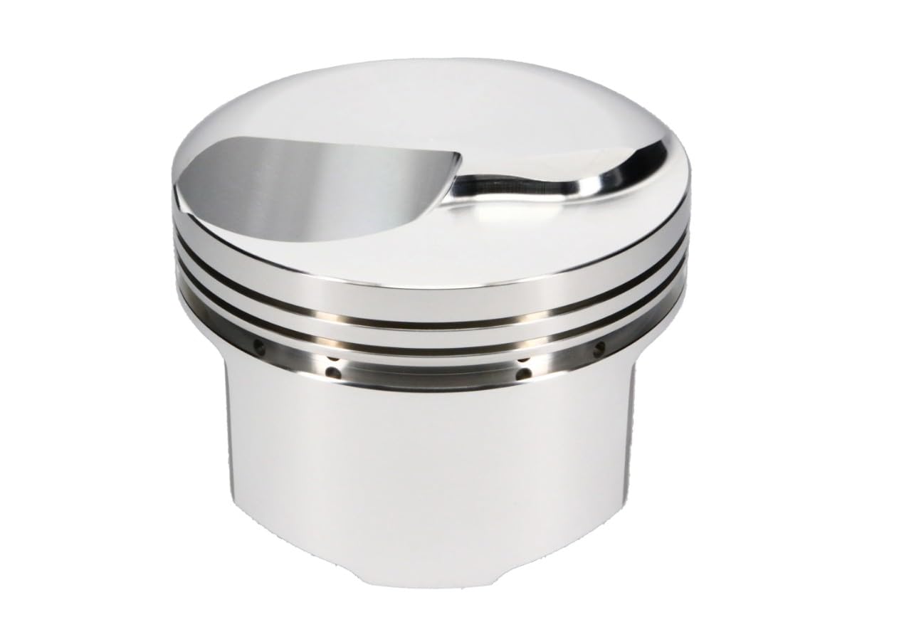 212159 SPORTSMAN RACING PRODUCTS Piston, BBC Small Dome Profile, Forged, 4.350 in Bore, 1/16 x 1/16 x 3/16 in Ring Grooves, Plus 18.00 cc, Compatible with Big Block Chevy, Set of 8