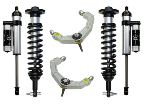 0-2.63" Lift, ICON Stage 3 Suspension System, Billet UCA, Compatible with 2014 Ford F150 4WD, K93063
