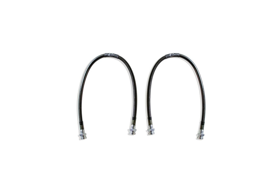 Part# 516800 MAX TRAC SUSPENSION'S is A Set of Front Extended Stainless Steel Braided Brake Lines