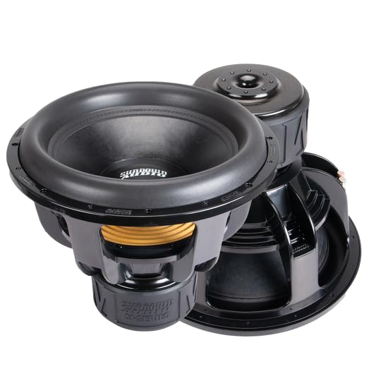 M18 Sundown Audio Car Subwoofer – 18" Dual 1 Ohm, 2000W RMS/4000W Peak, 3" Aluminum VC, 35mm Xmax, Mega Roll Surround, Quad Magnet Motor, Low-Distortion SPL Sub