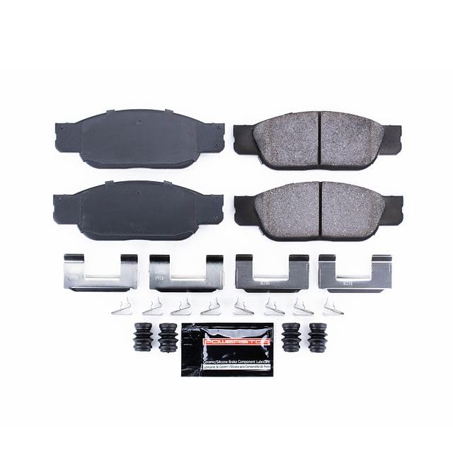 Power Stop Z23-805 Z23 Evolution Sport Carbon Fiber Infused Ceramic Brake Pads with Hardware
