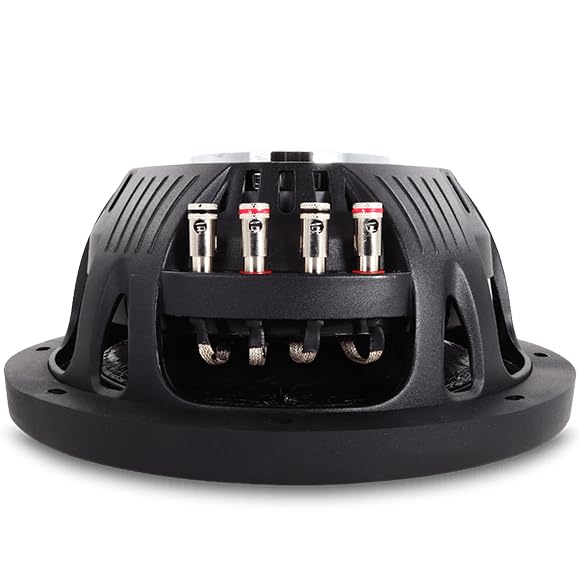 Sundown Audio 10” SML-10 D2 Shallow Mount Subwoofer – 600W RMS/1200W Peak, Dual 2 Ohm, 2.5" Aluminum VC, 14mm Xmax, Ultra-Slim Car Sub for Tight Spaces