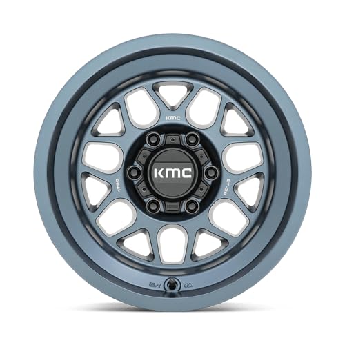 KMC KM725 17x9 Terra 6x5.5" -38mm Blue Wheel Rim 17" Inch KM725LX17906838N
