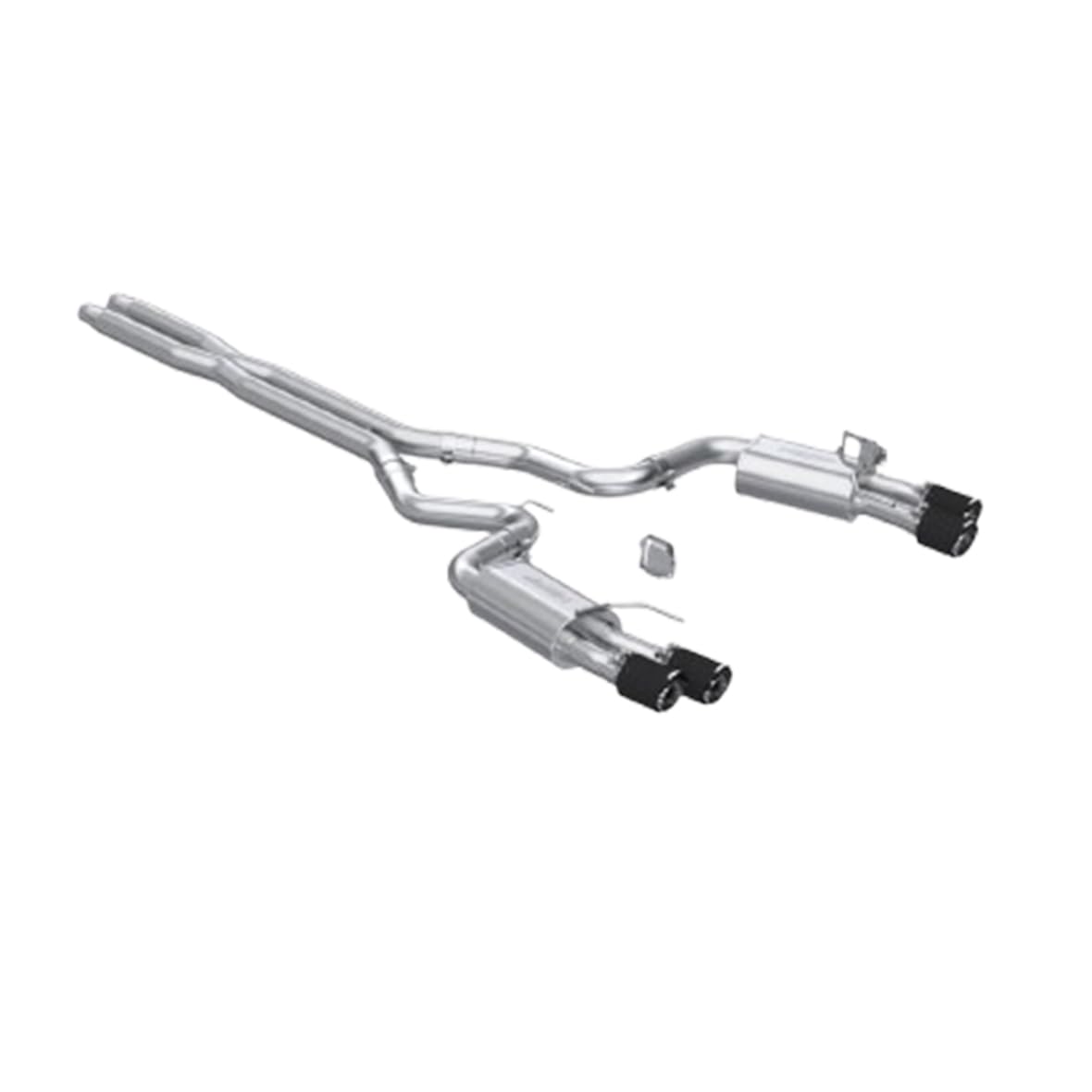 2024+ MBRP Ford Mustang GT Armor Pro 3in Steet Profile Catback Exhaust - Carbon Fiber Tips