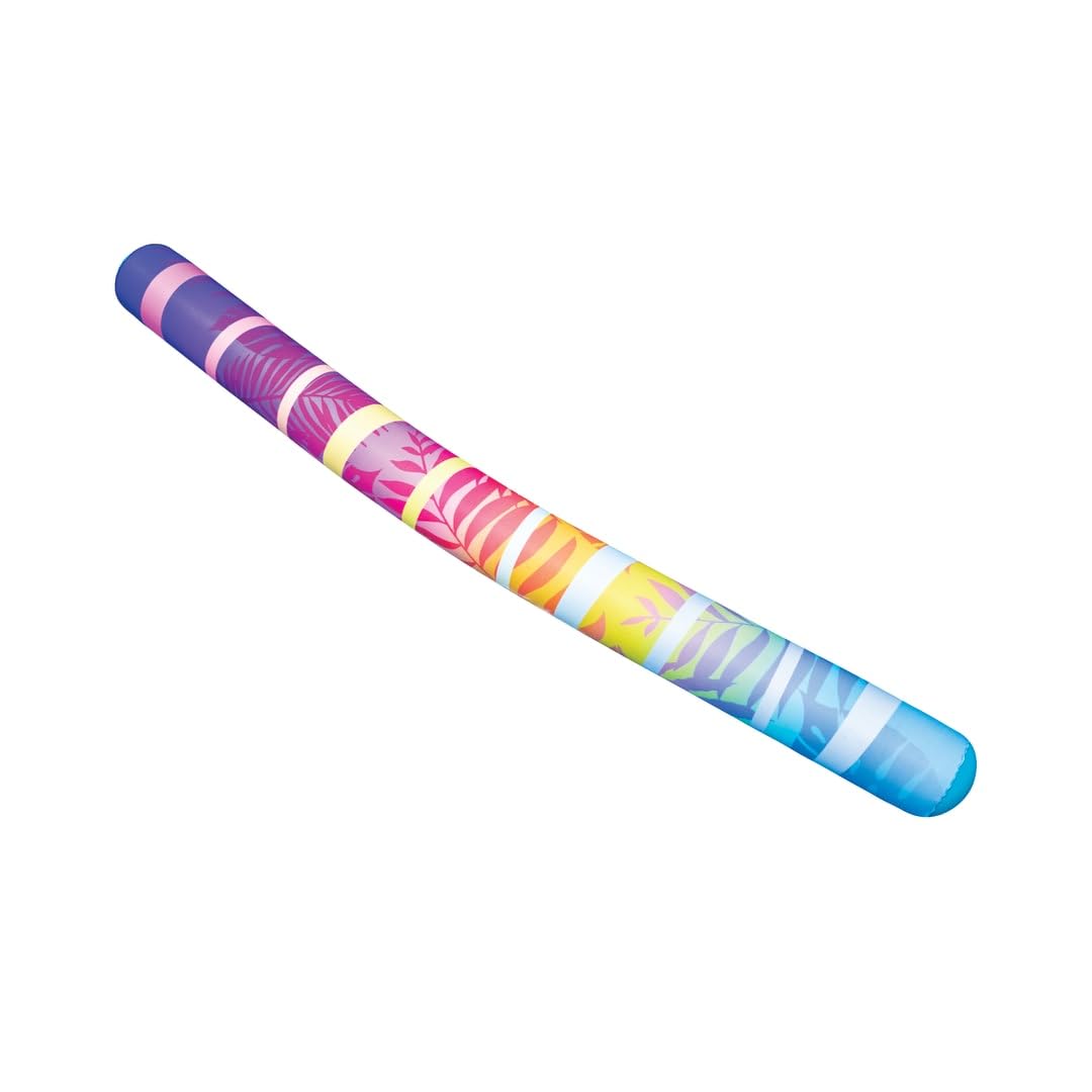 Tropical Inflatable Pool Noodle - Wow Sports - Perfect for Pool Parties & Swim Training - Floatation Device for Adults & Children - Pool Party Accessory