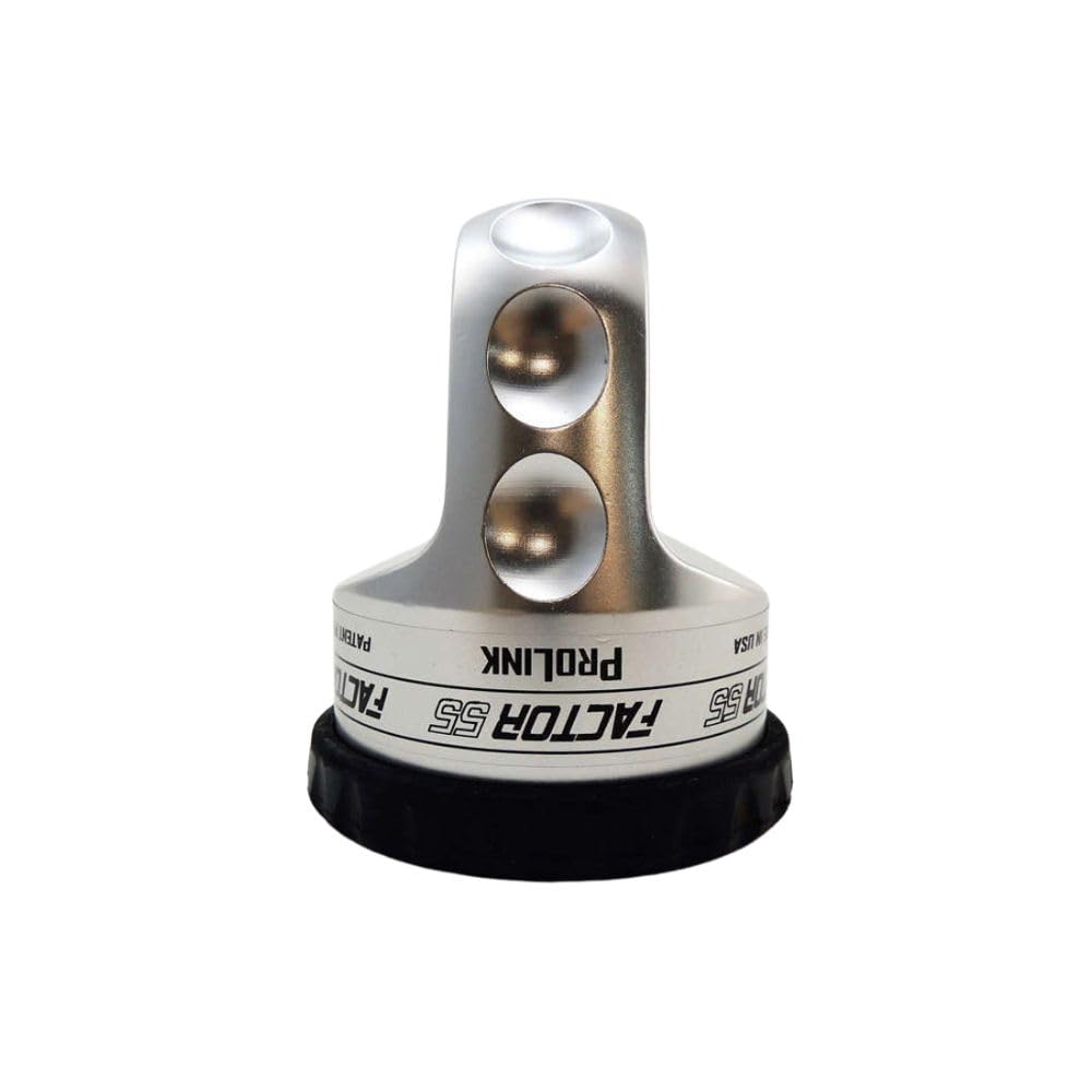 Factor 55 Prolink XTV 00110-05 D-Ring Shackle for use with Steel Cables Synthetic Ropes up to 5/16 in Max Load Rating 6000 lb Ultimate Failure 22,000 lb. Ideal for 4x4 Off Road Trips - Silver