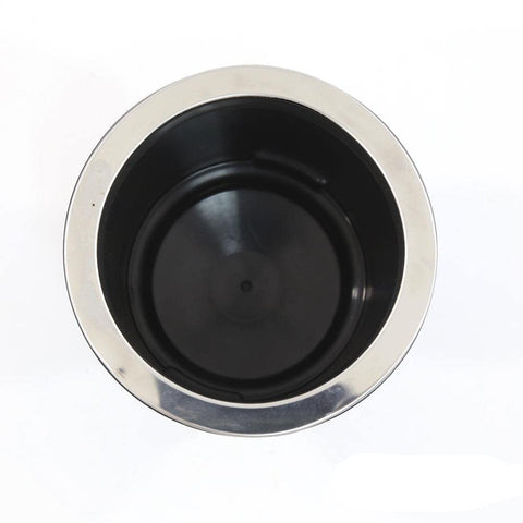 Cup Holder Removable w/Mounting Flange - Stainless Rim - Packaged