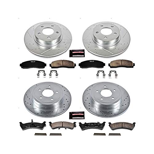 Power Stop Z23 Evolution Sport Performance 1-Click Brake Kit Front And Rear K1924