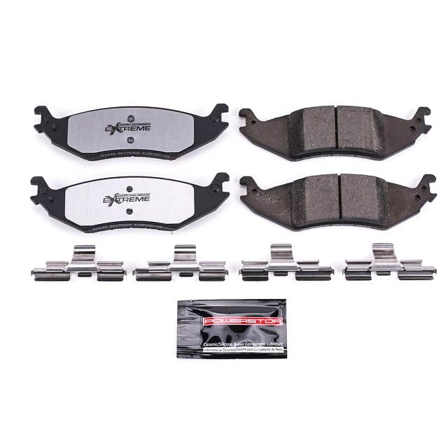 Power Stop Z36-1046 Z36 Truck and Tow Brake Pads Rear For Ford E-150 2004-2007, Ford E-150 Club Wagon 2004-2005 [Model Specific]