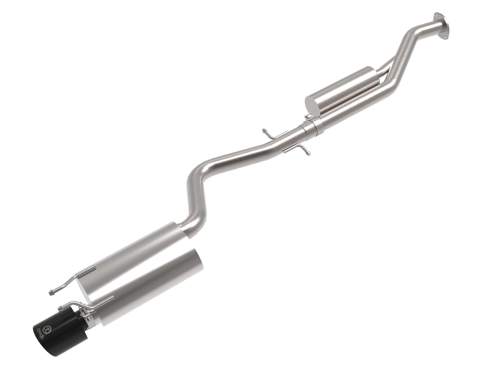 aFe Power 2-1/2 IN 304 Stainless Steel Cat-Back Exhaust System w/Black Tip Fit Lexus IS300 01-05 L6-3.0L 49-36058-B