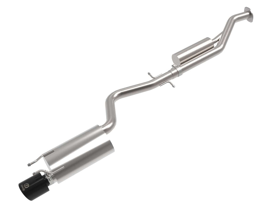 aFe Power 2-1/2 IN 304 Stainless Steel Cat-Back Exhaust System w/Black Tip Fit Lexus IS300 01-05 L6-3.0L 49-36058-B