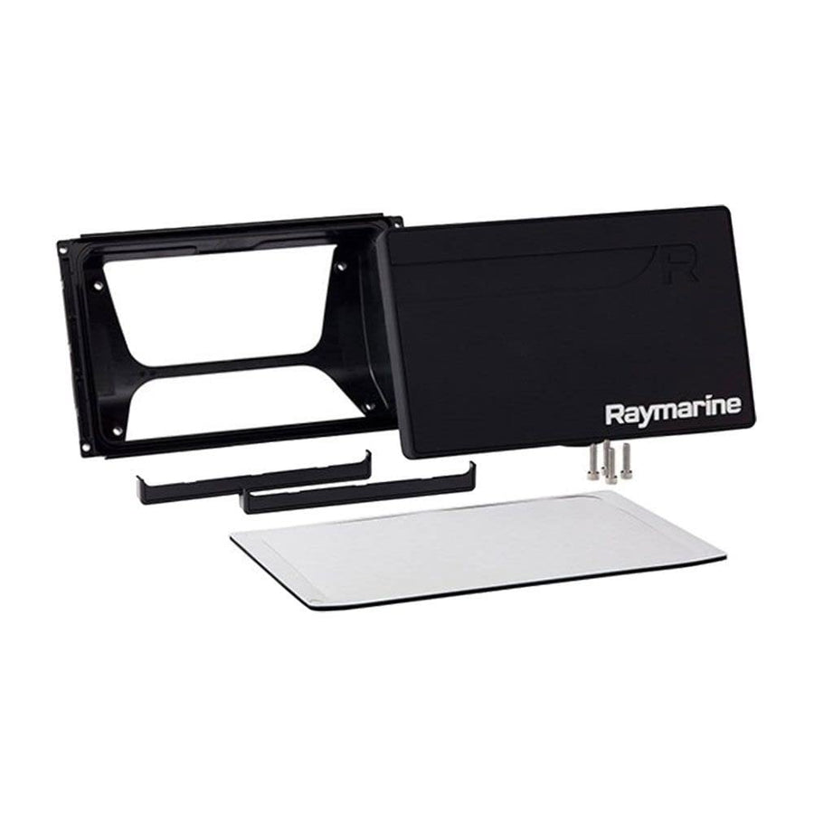 Front Mount Kit Raymarine for Axiom 9 Includes Trim Pieces and Suncover, Black, Small
