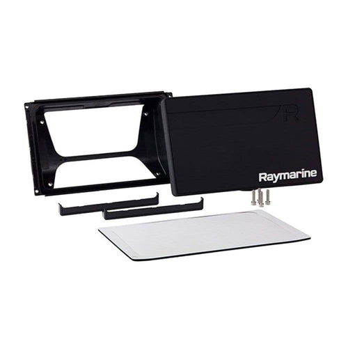 Front Mount Kit Raymarine for Axiom 9 Includes Trim Pieces and Suncover, Black, Small