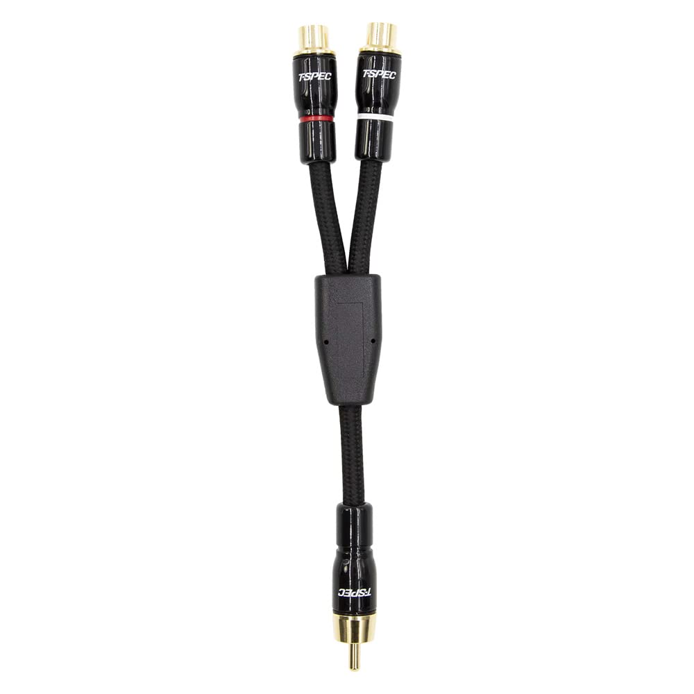V16 Series T-SPEC Rca Audio Cables - 1 Male 2 Females,V16 Series Audio Cables (V16RCA-Y2)