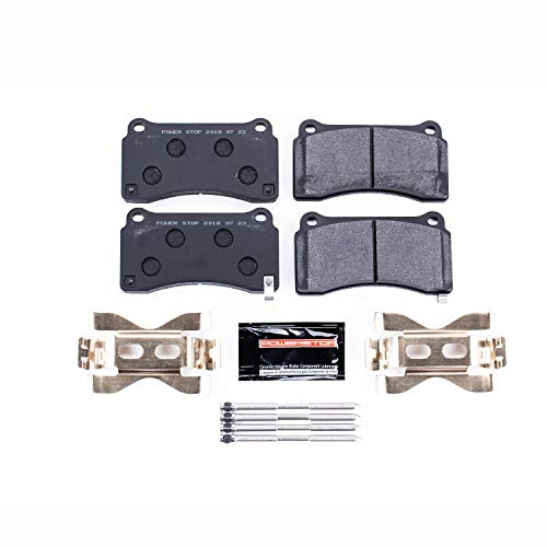 Power Stop Rear PST-1383 Track Day Carbon-Fiber Metallic Brake Pads For Nissan GT-R 2009-2019 [Model Specific]