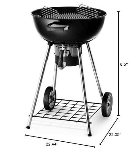 22" Napoleon (56cm) Charcoal Kettle Barbecue Grill