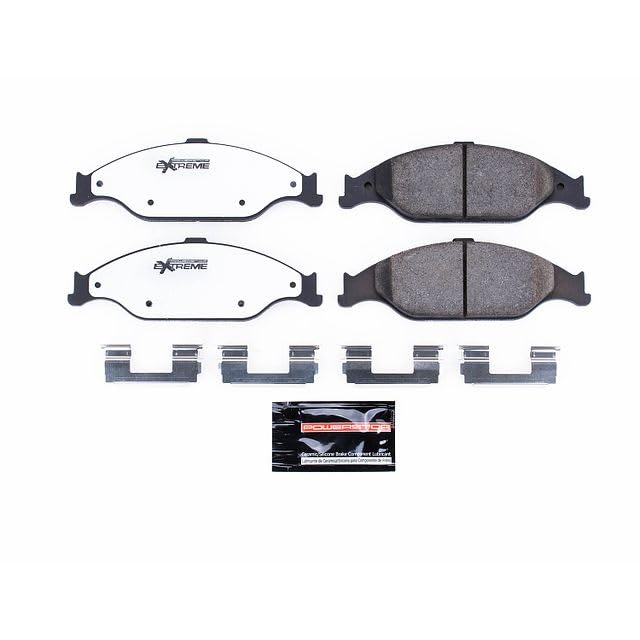Power Stop Z26-804 Brake Pad Extreme Performance New Formulation For Ford Mustang 1999-2004 [Model Specific]