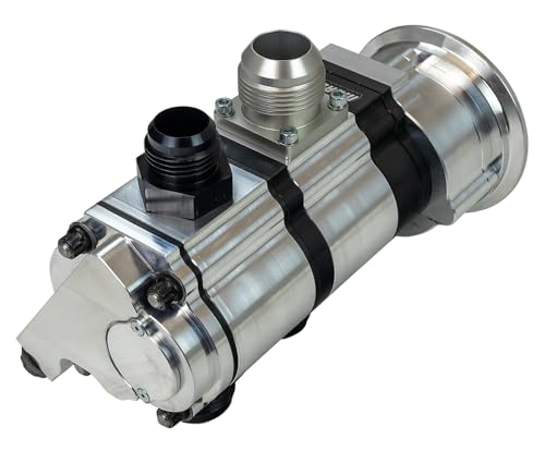 Moroso 2 Stage External Oil Pump, Procharger V-Band Mount, 1.500" Pressure Section 22392