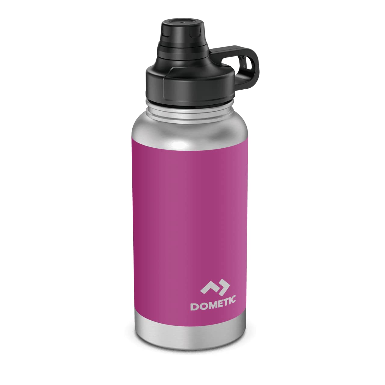 32oz Dometic Double-Wall Insulated Stainless Steel Thermo Bottle with Sports Cap, Orchid Flower