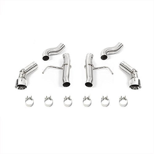 Mishimoto Dual Tip MMEXH-CAM8-16ADTRP Race Axleback Exhaust Fits Chevrolet Camaro SS 2016-2018 Polished