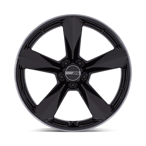 TTF American Racing 20X12 5X115 6.74 6mm GLOSS BLACK WITH DOUBLE DARK TINT LIP - AR946BT20121506
