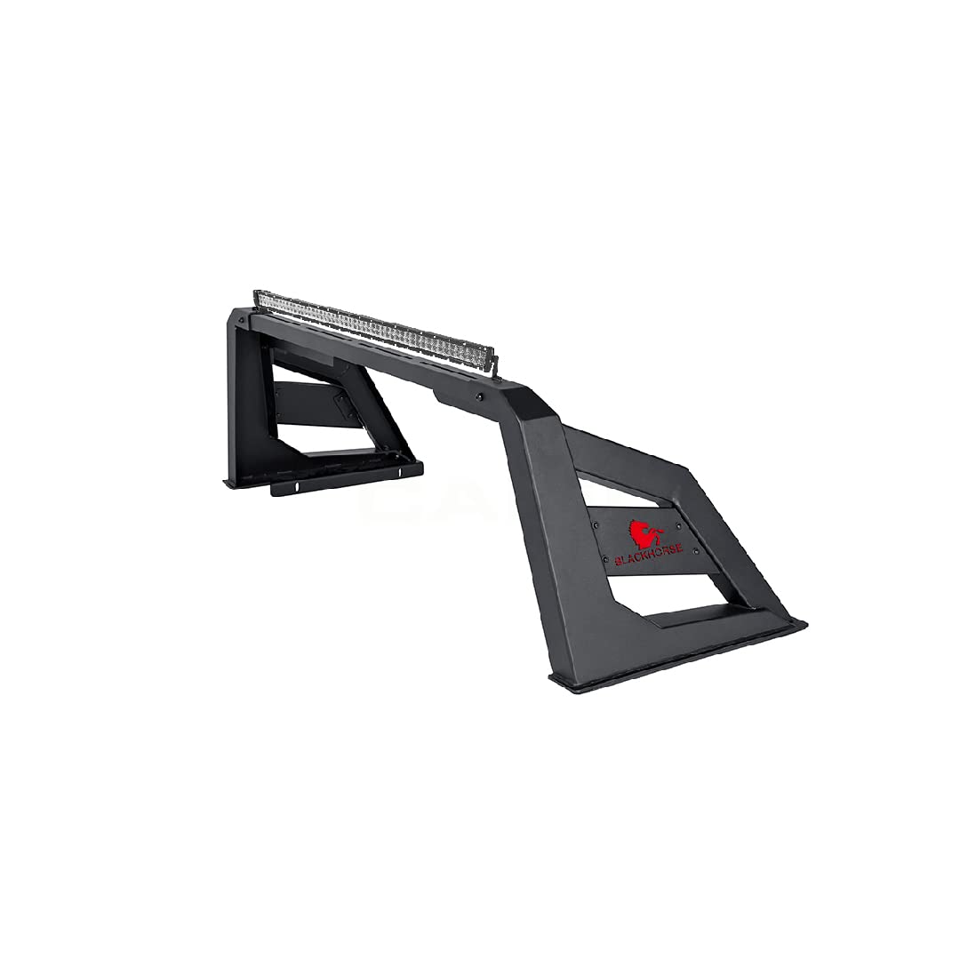 Armour Black Horse Roll Bar Matte Black Includes 1 40in LED Light Bar Compatible with 2005-2021 Nissan Frontier-ARB-NIFRB-KIT